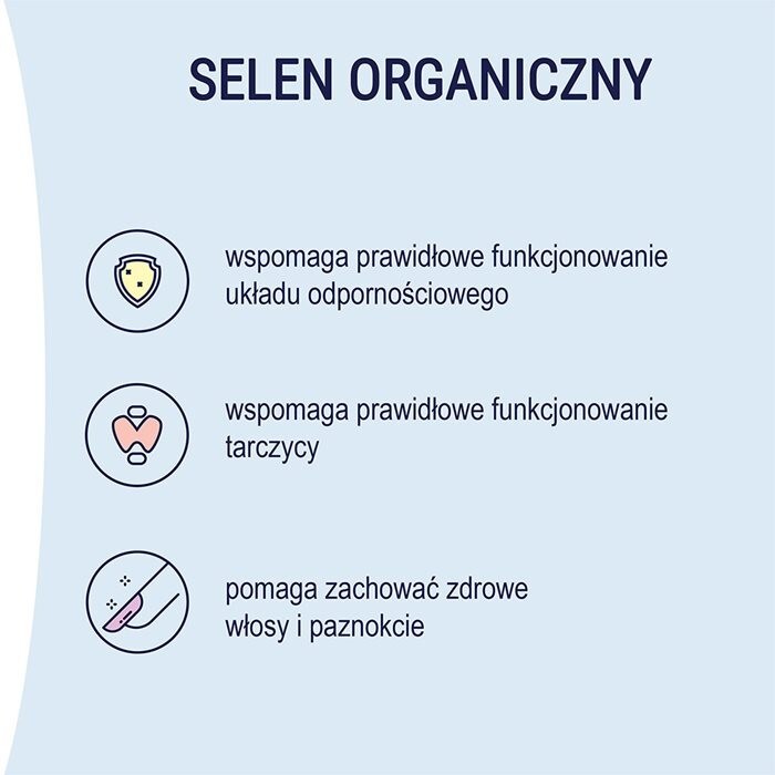 Selen organiczny 100 mcg 100 tabletek