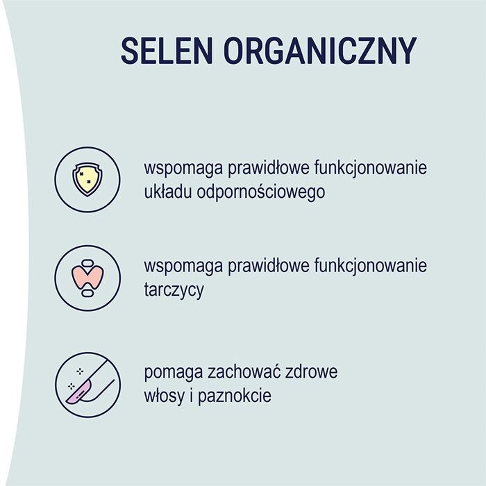 Selen organiczny 200 mcg tabletki, 60 szt.
