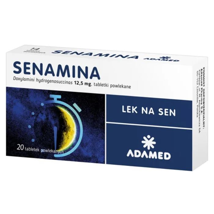 Senamina 12,5 mg tabletki na sen, 20 szt.