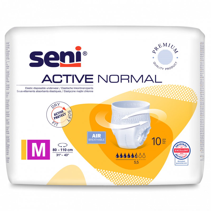 Seni Active Normal Majtki chłonne rozm. M,  10 szt.