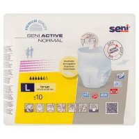 Seni Active Normal Majtki chłonne rozmiar L, 10 szt.