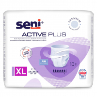 SENI ACTIVE PLUS XL Majtki chłonne (120-160cm) 10 szt.