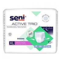 SENI ACTIVE TRIO Majtki chłonne XL 10 szt.
