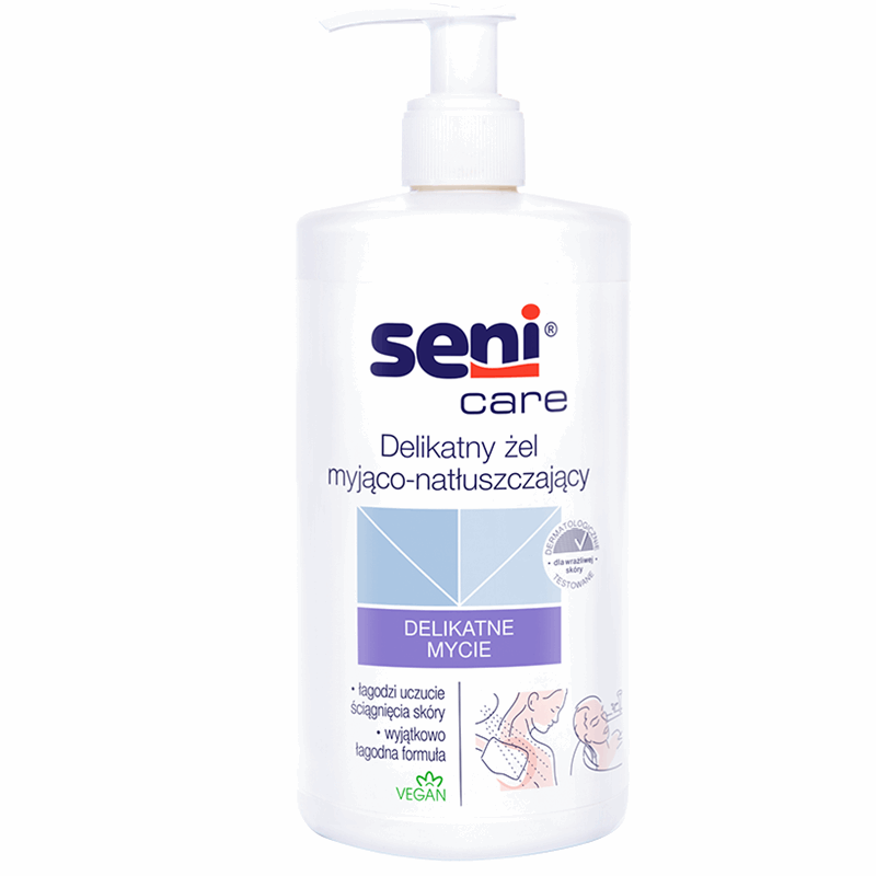 Seni Care Delikatny żel myjąco-natłuszczający, 500 ml