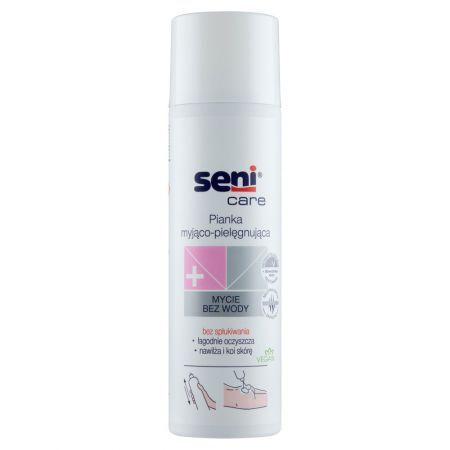 Seni Care pianka myjąco-pielęgnująca do ciała leżących chorych, 500 ml