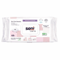 Seni Care Sensitive Chusteczki pielęgnacyjne XXL, 68 szt.