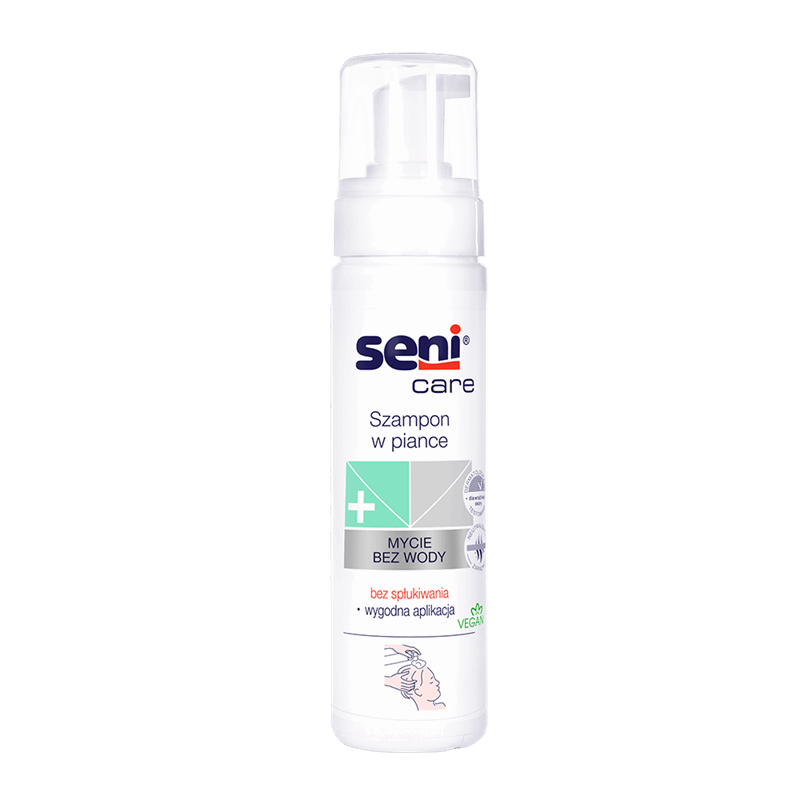 Seni Care Szampon w piance do mycia włosów, 200 ml