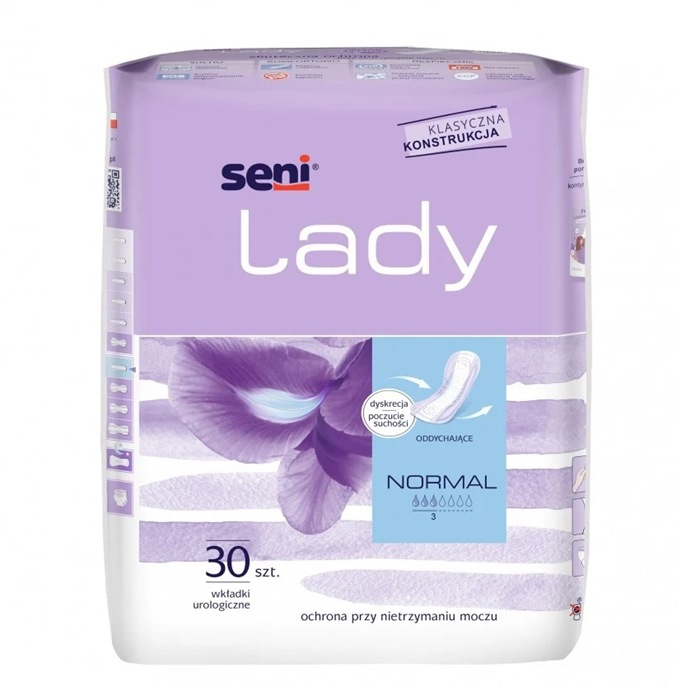 Seni Lady Normal wkładki urologiczne dla kobiet, 30 szt.