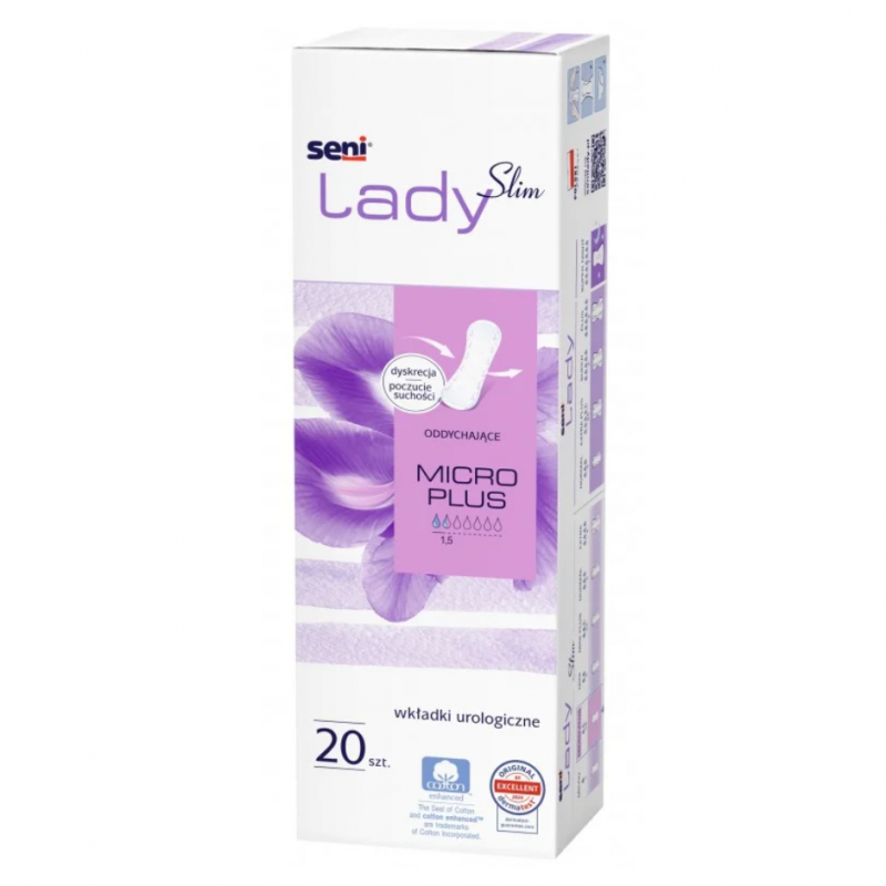Seni Lady Slim Micro Plus Wkładki urologiczne dla kobiet, 20 szt.