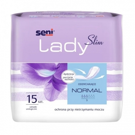 Seni Lady Slim Normal wkładki urologiczne dla kobiet, 15 szt.
