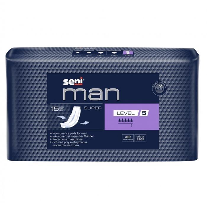 SENI MAN Super Wkładki urologiczne Level 5 15 szt.