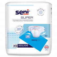 Seni Super pieluchomajtki dla dorosłych rozmiar XS, 10 szt.