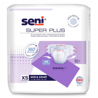 Seni Super Plus pieluchomajtki dla dorosłych rozmiar XS, 10 szt.