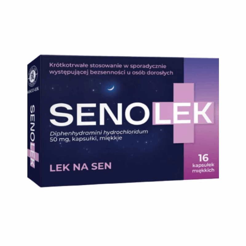 Senolek 50 mg kapsułki miękkie, 16 szt.