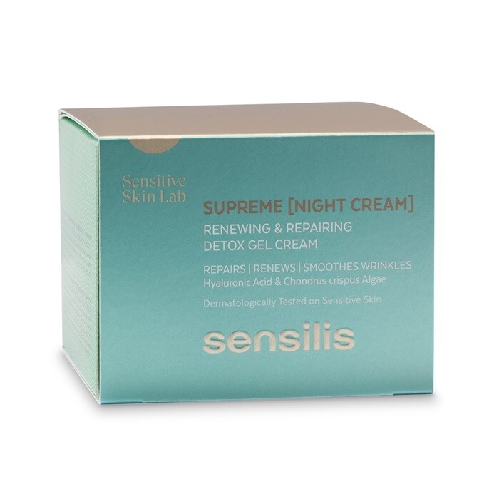 SENSILIS Supreme Naprawczy i odmładzający żel-krem na noc 50 ml