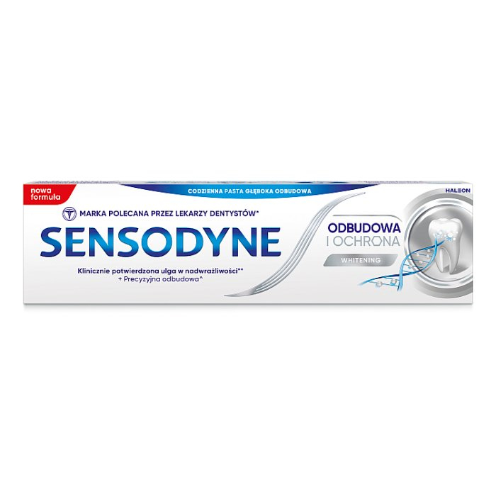 Sensodyne Odbudowa i Ochrona Whitening pasta do zębów, 75 ml