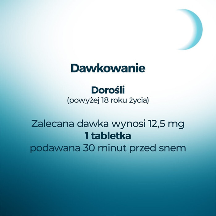 Sentino 12,5 mg lek na sen tabletki powlekane, 14 szt.