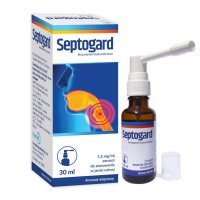 Septogard 1,5 mg/ml aerozol do stosowania w jamie ustnej, 30 ml