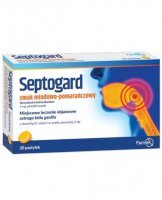 Septogard 20 pastylek do ssania smak miodowo-cytrynowy