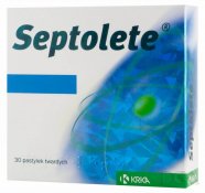 Septolete 30  pastylek do ssania / Ból gardła