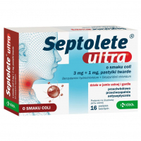 Septolete Ultra pastylki do ssania o smaku coli, 16 szt.