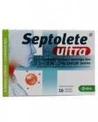 Septolete Ultra (smak cytryna i czarny bez) 16 pastylek do ssania
