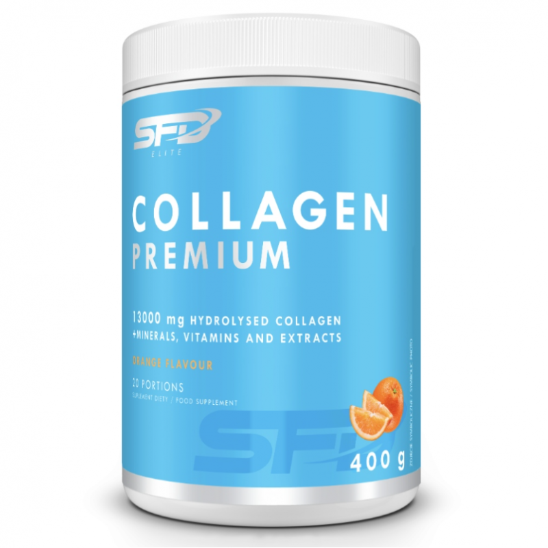 SFD Collagen Premium proszek smaku pomarańczowym, 400 g