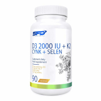 SFD D3 2000 IU + K2 + Cynk + Selen tabletki, 90 szt.