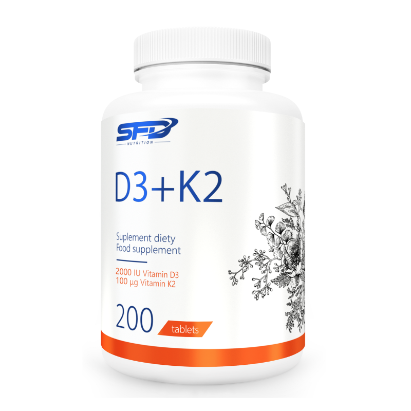 SFD D3 + K2 tabletki, 200 szt.