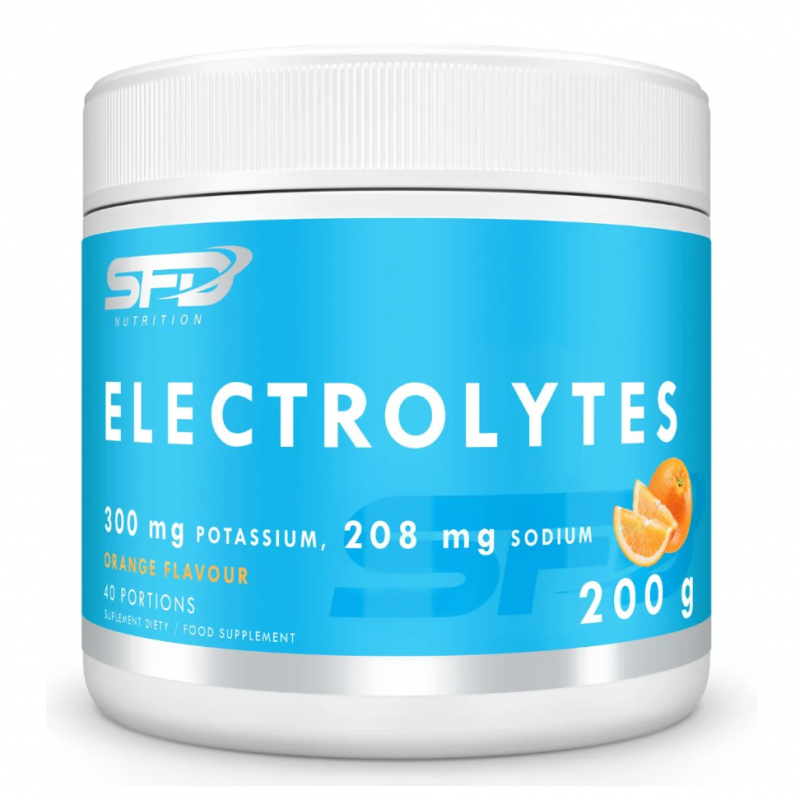 SFD Elektrolytes proszek o smaku pomarańczowym, 200 g