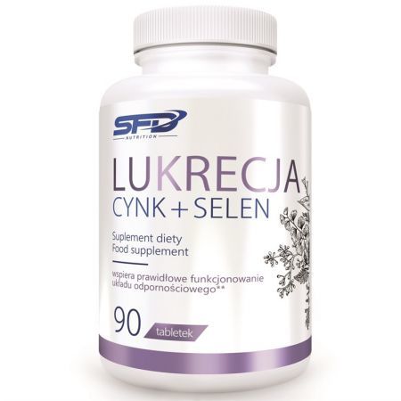 SFD Lukrecja cynk + selen 90 tabletek