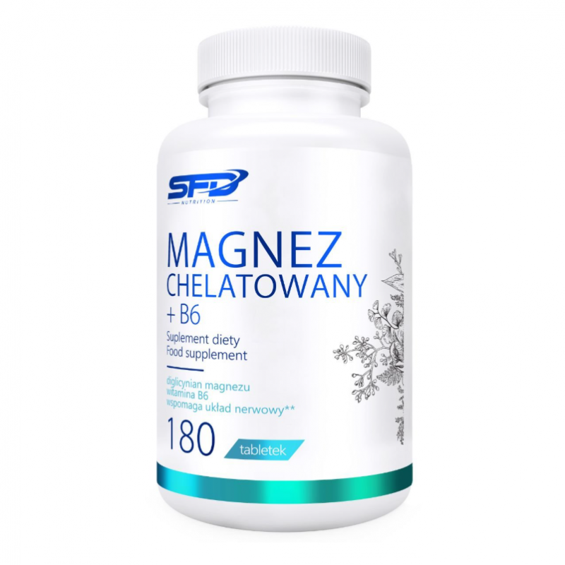 SFD Magnez chelatowany + B6 tabletki, 180 szt.