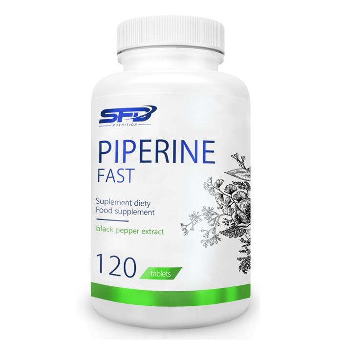 SFD Piperine Fast tabletki z ekstraktem z czarnego pieprzu, 120 szt.