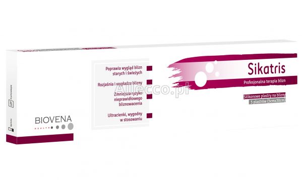 Sikatris silikonowy plaster na blizny (5cm x 30cm) 5 szt. / Blizny