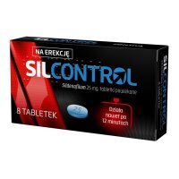 Silcontrol 25 mg, tabletki powlekane na erekcję, 8 szt.