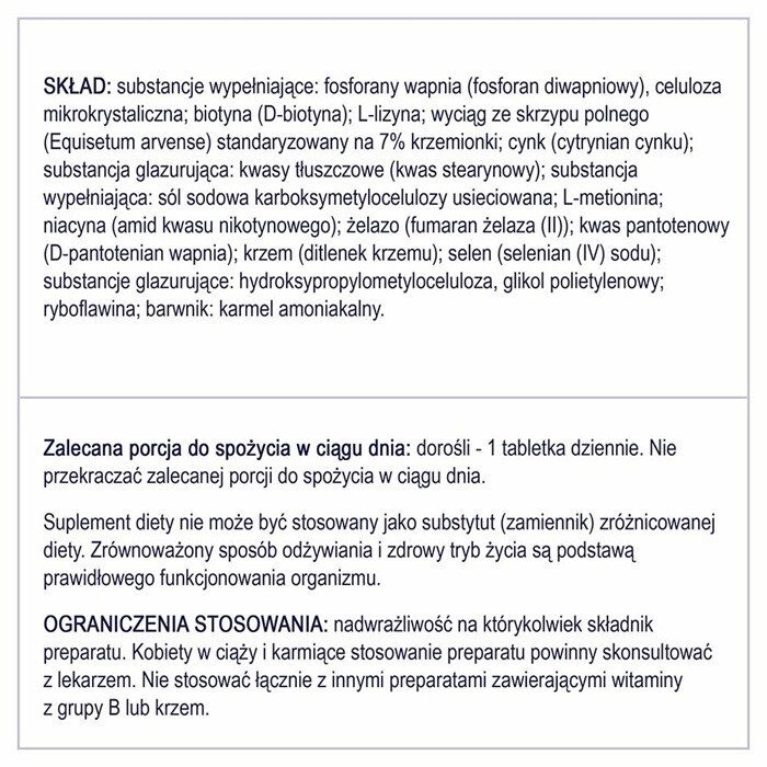 Silica Biotyna Max tabletki, 60 szt.