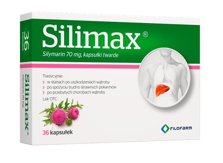 Silimax 70mg 36 kapsułek