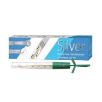 Silver bezrtęciowy termometr medyczny ze strzepywaczką szklany, 1 szt.