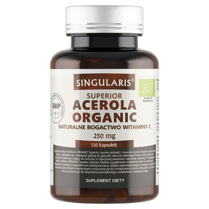 SINGULARIS Acerola organic 250 mg 120 kapsułek
