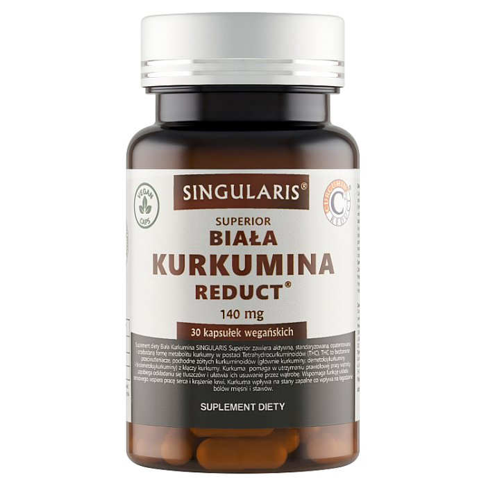 SINGULARIS Biała Kurkumina Reduct 30 kapsułek