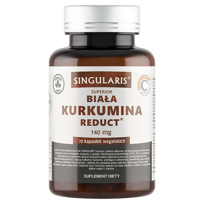 SINGULARIS Biała Kurkumina Reduct 70 kapsułek