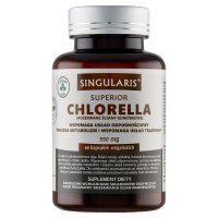 SINGULARIS Chlorella superior 550 mg 60 kapsułek