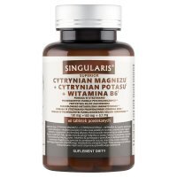 SINGULARIS Cytrynian Magnezu + Cytrynian Potasu + Witamina B6 60 tabletek powlekanych