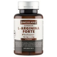 SINGULARIS L-Arginina Forte + Bioperine 60 kapsułek