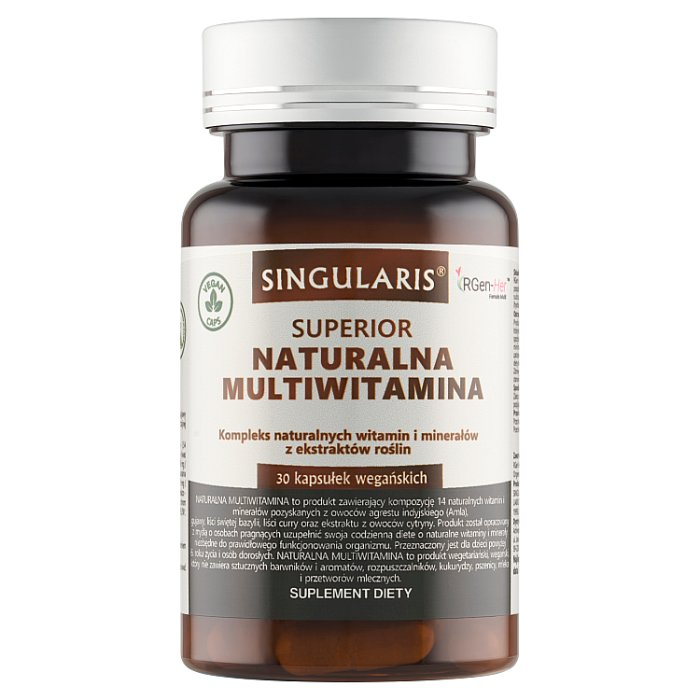 SINGULARIS naturalna multiwitamina organic 30 kapsułek