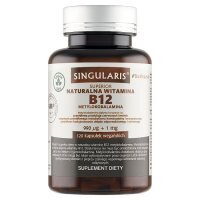 Singularis Naturalna Witamina B12 metylokobalamina w kapsułkach, 120 szt.