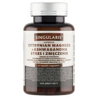 Singularis Superior Cytrynian magnezu + ashwagandha kapsułki, 60 szt.