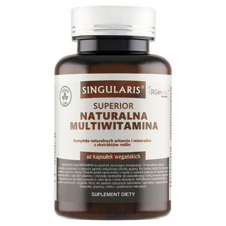 SINGULARIS superior Naturalna multiwitamina organic 60 kapsułek