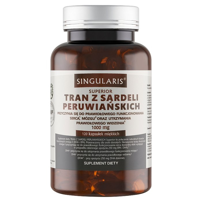 SINGULARIS Tran z sardeli peruwiańskich 120 kapsułek