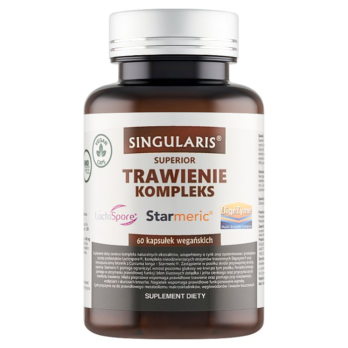 SINGULARIS Trawienie kompleks 60 kapsułek